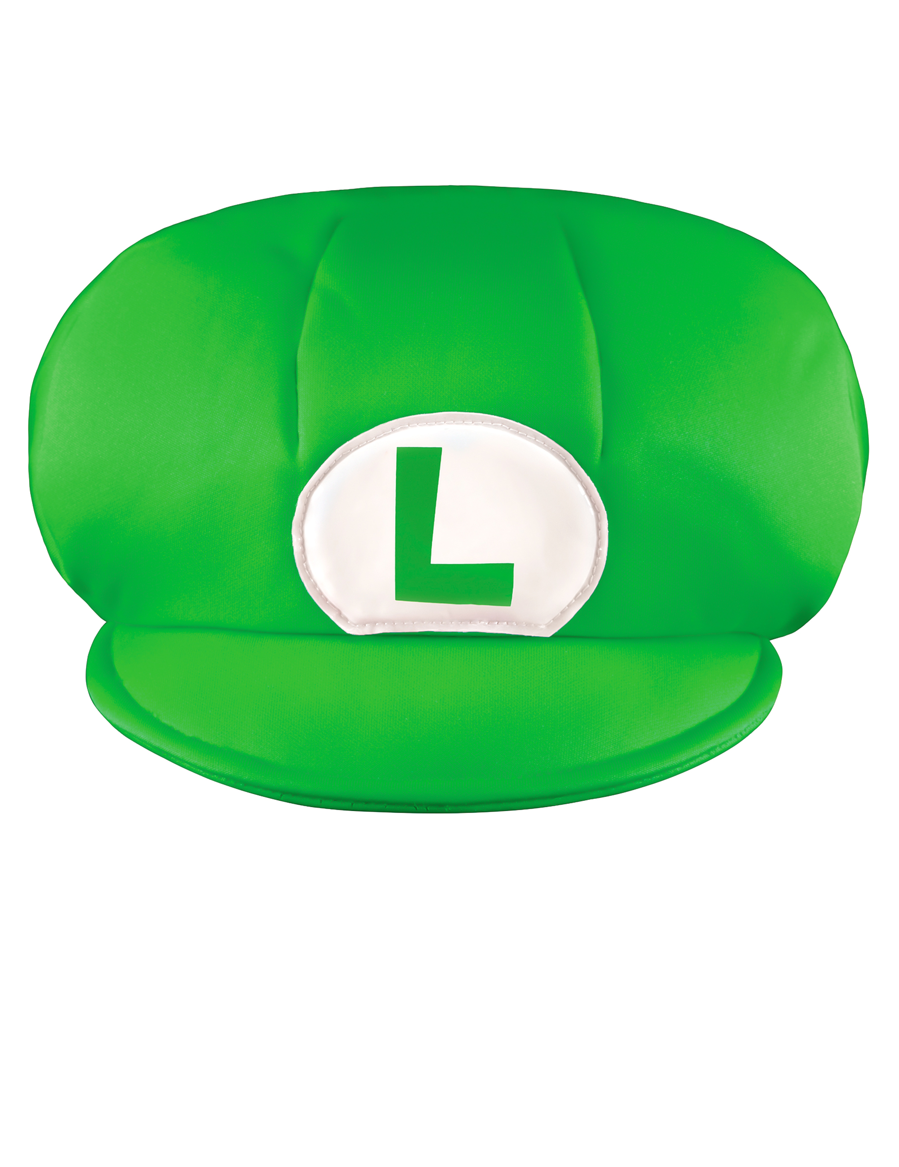 Luigi Mütze für Kinder grün-weiss von KARNEVAL-MEGASTORE