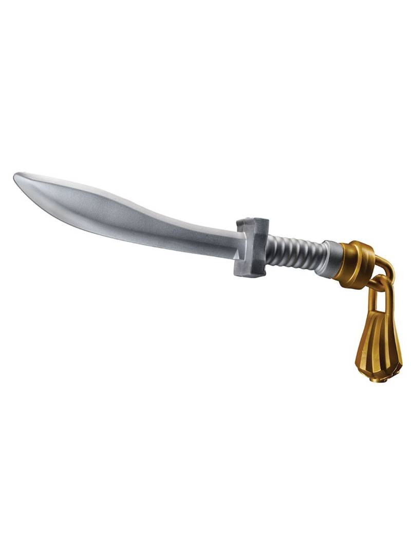 Säbel Ninjago von LEGO Accessoire silber-gold 47cm von KARNEVAL-MEGASTORE