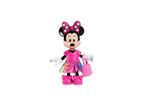 Disney Minnie, Fashion, 25-teilig, Davon 1 Minnie Figur mit Gelenken, 15 cm, Outfits und Zubehör, Spielzeug für Kinder ab 3 Jahren, GIOCHI PREZIOSI, MCN30 von Minnie