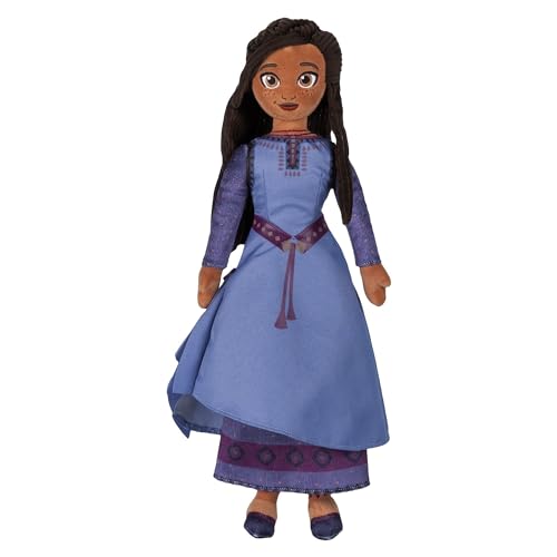 Disney Store Offizielle Asha Weichpuppe für Kinder, Wish, 45 cm, Plüschfigur Spielzeug, Geeignet ab Geburt von Disney Store