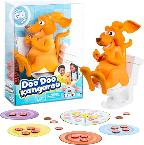 DOO DOO Kangaroo - Brettspiel, Partyspiel - der Spielehit aus den USA, füttere das Känguru mit Donuts, TIkTok Hit von DISNEY