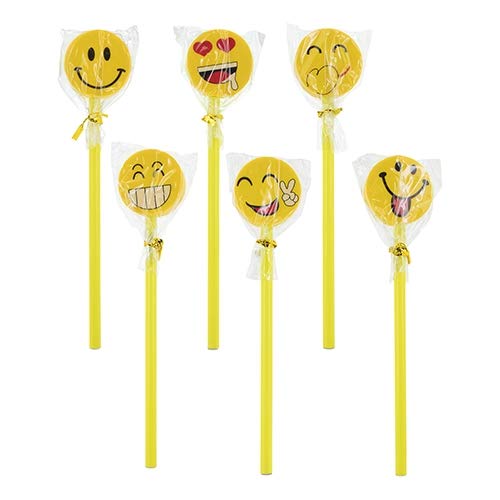 DISOK - Set mit 24 Emoji-Bleistiften in Emoji-Form für Kinder, Schülerstifte DISOK - Set mit 24 Emoji-Bleistiften in Emoji-Form für Kinder, Schülerstifte von DISOK
