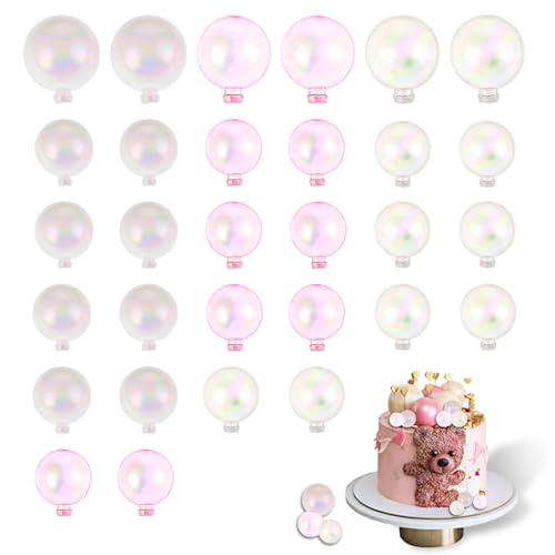 30 Stück Tortendeko Kugeln Mini Bunte Kuchendekoration Blasenkugel Transparente Kugel Luftballon Kuchenkugel Dekoration Hochzeit Babyparty Geburtstag Partyzubehör Happy Birthday Tortendeko 30 Stück Tortendeko Kugeln Mini Bunte Kuchendekoration Blasenkugel Transparente Kugel Luftballon Kuchenkugel Dekoration Hochzeit Babyparty Geburtstag Partyzubehör Happy Birthday Tortendeko von DIVINA VITAE