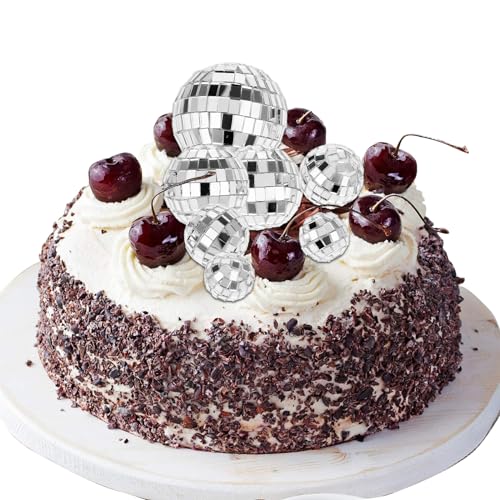 7 Stück Discokugel Kuchenaufsätze 4 Größen Mini Discokugel Kuchen Tortendeko Kugeln 70er Jahre Disco Kugel Kuchenaufsätze Torten Deko für Partygeschenke Kuchen Disco Kugel Partydekorationen 7 Stück Discokugel Kuchenaufsätze 4 Größen Mini Discokugel Kuchen Tortendeko Kugeln 70er Jahre Disco Kugel Kuchenaufsätze Torten Deko für Partygeschenke Kuchen Disco Kugel Partydekorationen von DIVINA VITAE