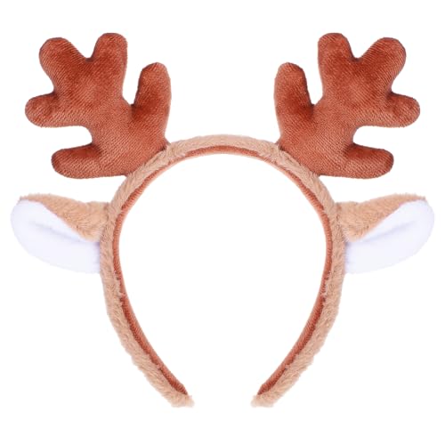 DIVINA VITAE Rentier Geweih Haarreif Weihnachts Reh Haarreif Kurz Flauschiges Realistisches Hirschohr Haarreif Erwachsenes Hirschohr Cosplay Kostüm Accessoires für Weihnachten Halloween Cosplay Party DIVINA VITAE Rentier Geweih Haarreif Weihnachts Reh Haarreif Kurz Flauschiges Realistisches Hirschohr Haarreif Erwachsenes Hirschohr Cosplay Kostüm Accessoires für Weihnachten Halloween Cosplay Party von DIVINA VITAE