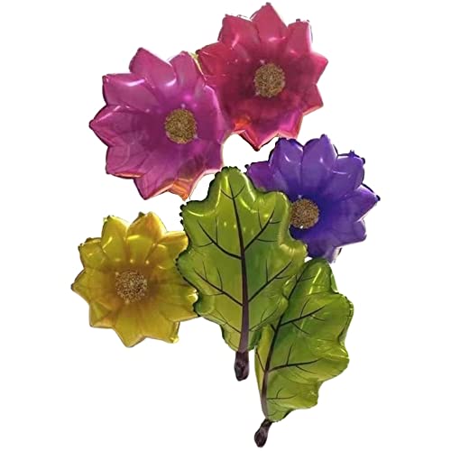 DIWULI Blumen Ballon-Set - Bunte Blüten Garten Kinder-Party DIWULI Blumen Ballon-Set - Bunte Blüten Garten Kinder-Party von DIWULI