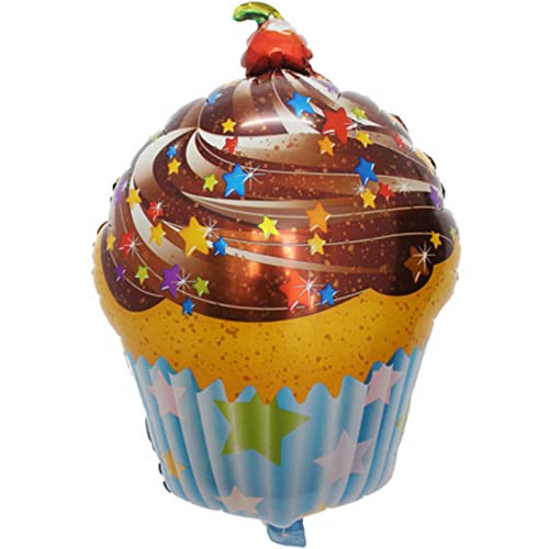 DIWULI Cupcake Luftballon - Törtchen Geburtstag Deko Party von DIWULI