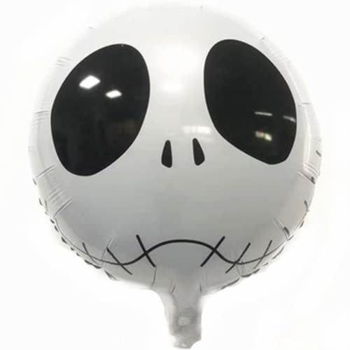 DIWULI Halloween Ballon - Halloween Deko, Geist Folien-Ballon, Schädel Folien-Luftballon Grusel-Party, Kinder-Geburtstag Junge Mädchen, Motto-Party Party-Deko, Toten-Kopf Geburtstagballon Dekoration DIWULI Halloween Ballon - Halloween Deko, Geist Folien-Ballon, Schädel Folien-Luftballon Grusel-Party, Kinder-Geburtstag Junge Mädchen, Motto-Party Party-Deko, Toten-Kopf Geburtstagballon Dekoration von DIWULI