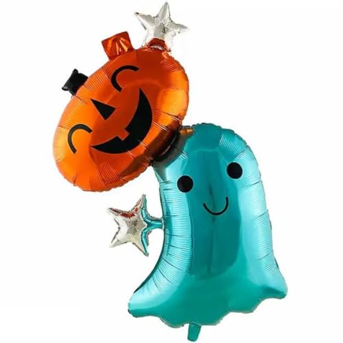 DIWULI Kürbis-Geist Ballon XXL - Halloween Deko, Folien-Ballon, Grusel-Party, Kinder-Geburtstag Junge Mädchen, Motto-Party, Monster-Party, Party-Deko, Geburtstagballon Dekoration Folien-Luftballon DIWULI Kürbis-Geist Ballon XXL - Halloween Deko, Folien-Ballon, Grusel-Party, Kinder-Geburtstag Junge Mädchen, Motto-Party, Monster-Party, Party-Deko, Geburtstagballon Dekoration Folien-Luftballon von DIWULI
