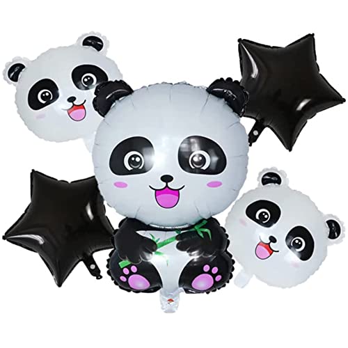 DIWULI Panda-Bär Ballon-Set - Kinder Geburtstag Zoo Deko DIWULI Panda-Bär Ballon-Set - Kinder Geburtstag Zoo Deko von DIWULI