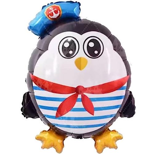 DIWULI Pinguin Luftballon XL - Tier-Deko Ballon Zoo-Party von DIWULI