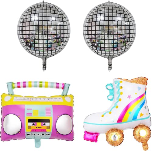 DIWULI Retro Ballon-Set - 80er 90er 2000er Party-Deko von DIWULI