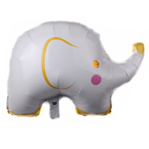 DIWULI Elefant Luftballon weiß süß, Elefanten Tier-Ballon Folien-Ballon, Kinder-Geburtstag Junge Mädchen, Motto-Party, Geburtstagsparty Dekoration, Geschenk-Deko Tier-Party, Zoo Dschungel Lufttier DIWULI Elefant Luftballon weiß süß, Elefanten Tier-Ballon Folien-Ballon, Kinder-Geburtstag Junge Mädchen, Motto-Party, Geburtstagsparty Dekoration, Geschenk-Deko Tier-Party, Zoo Dschungel Lufttier von DIWULI