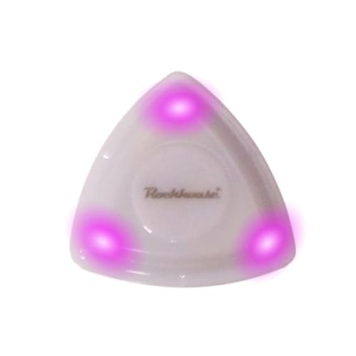 LED Glowing Guitar Pick,Leuchtendes Gitarren Plektren Gitarrenplektren Leuchtendes Plektrum Guitar Pick Bass Guitar Electric Picks, New Musical Stringed Instrument Glowing Plectrum (Lila) von DIXIOUJAI