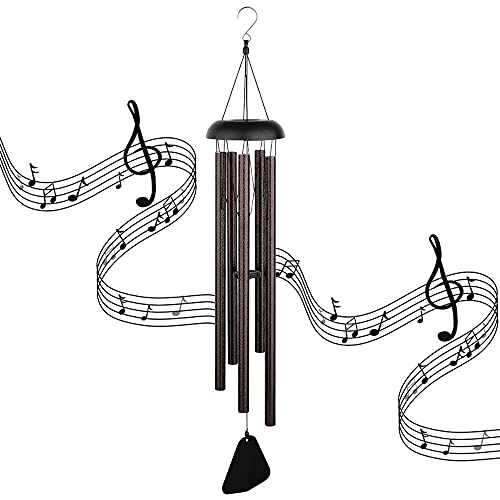 Windspiele, Windspiel für den Außenbereich, groß, tiefer Ton, 91,4 cm lang, mit 5 Metallröhren, großes Musik-Windspiel, Hof, Garten, Zuhause, Raumdekoration Chimes Metall Wind Chimes Klangspiel Windspiele, Windspiel für den Außenbereich, groß, tiefer Ton, 91,4 cm lang, mit 5 Metallröhren, großes Musik-Windspiel, Hof, Garten, Zuhause, Raumdekoration Chimes Metall Wind Chimes Klangspiel von DIXIOUJAI
