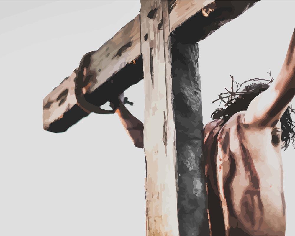 Malen nach Zahlen - Jesus am Kreuz, mit Rahmen Malen nach Zahlen - Jesus am Kreuz, mit Rahmen von DIY - Malen nach Zahlen