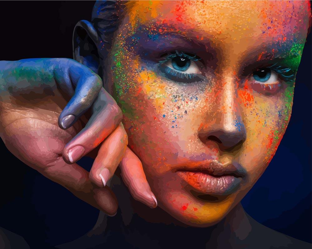 Malen nach Zahlen - Kreatives Make Up, mit Rahmen Malen nach Zahlen - Kreatives Make Up, mit Rahmen von DIY - Malen nach Zahlen