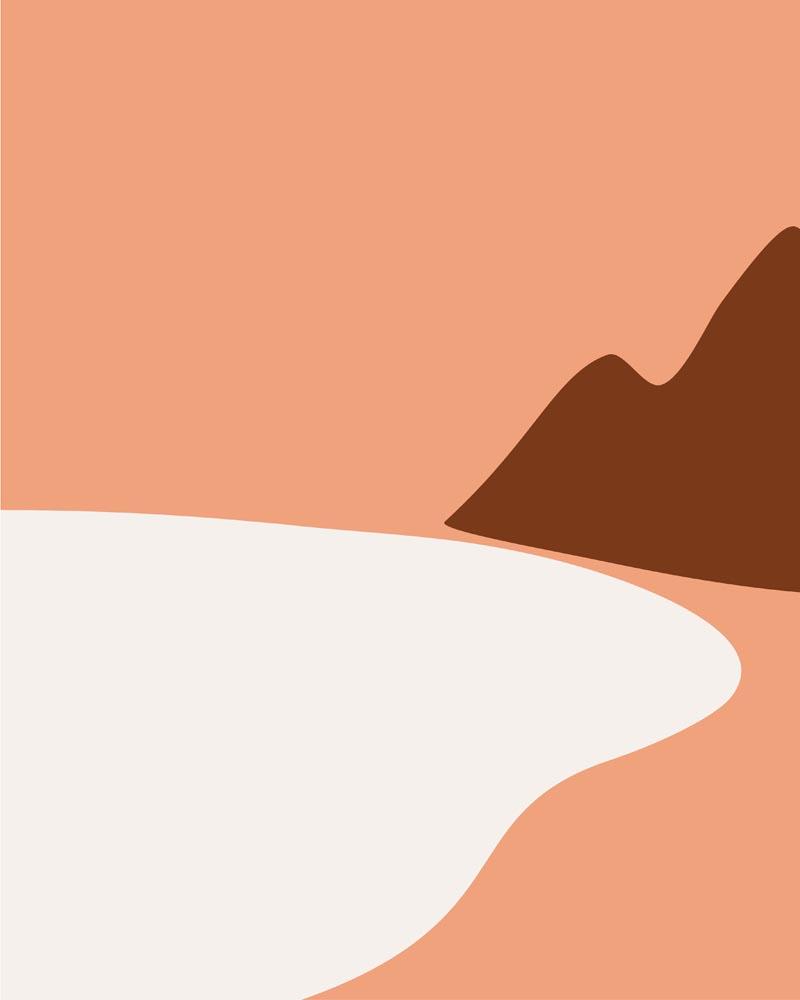Malen nach Zahlen - Landschaft Illustration 16, ohne Rahmen von DIY - Malen nach Zahlen