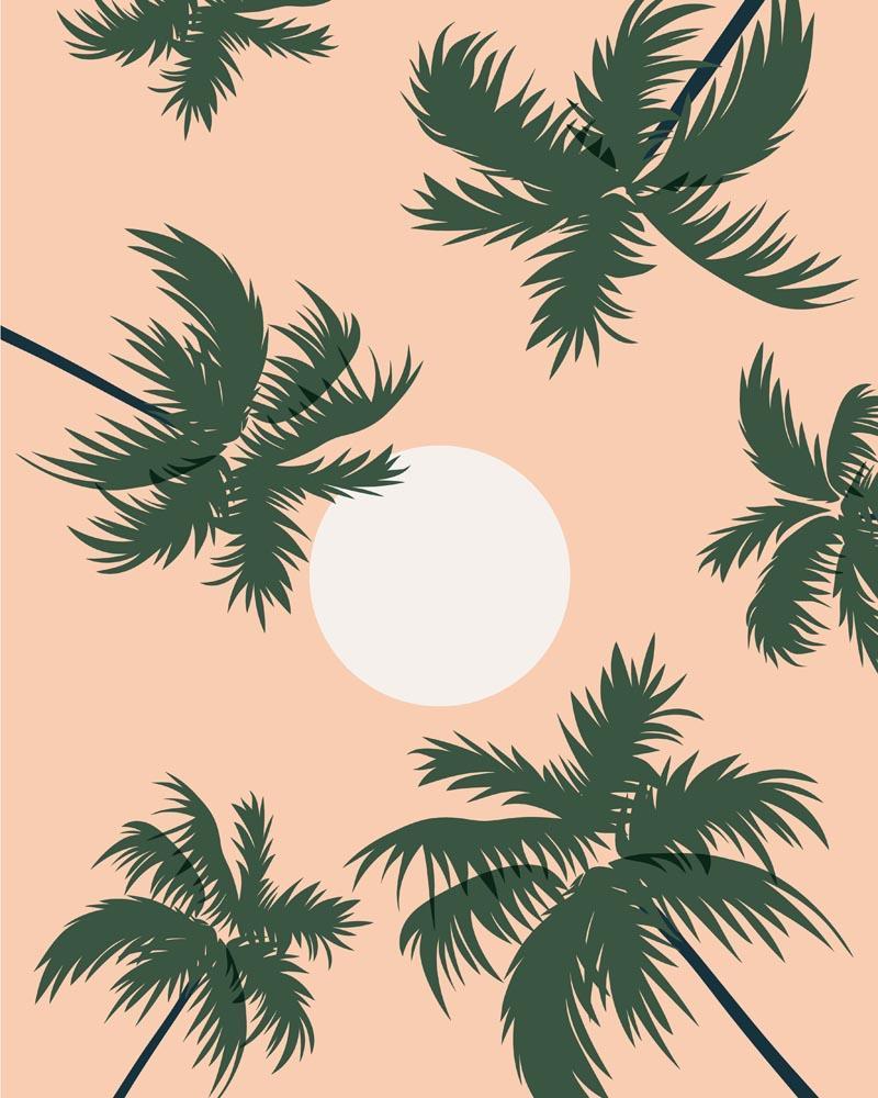 Malen nach Zahlen - Landschaft Illustration 24, mit Rahmen von DIY - Malen nach Zahlen