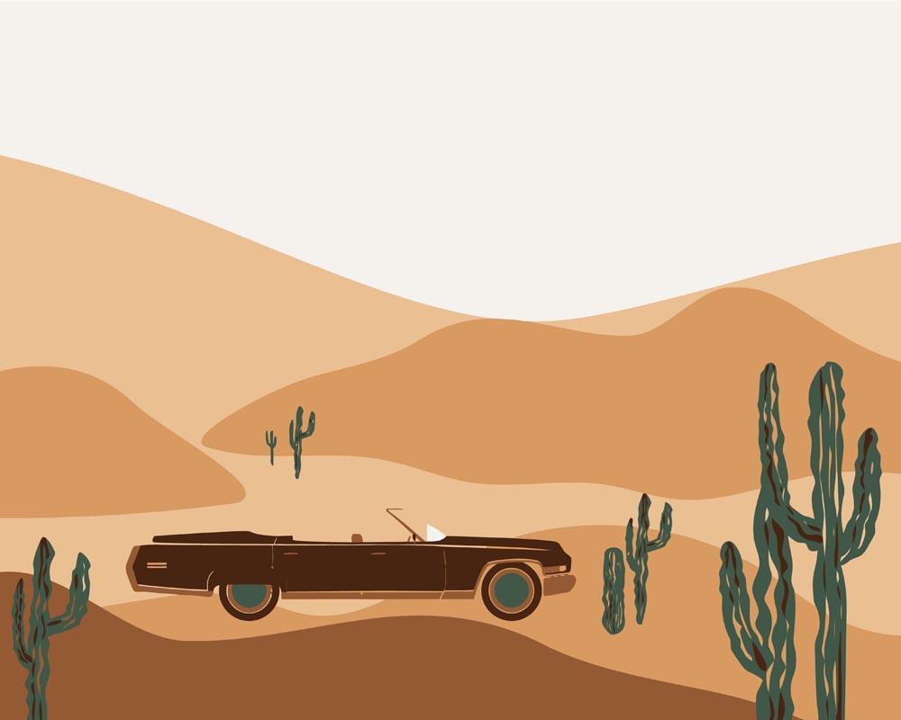 Malen nach Zahlen - Landschaft Illustration 26, mit Rahmen Malen nach Zahlen - Landschaft Illustration 26, mit Rahmen von DIY - Malen nach Zahlen