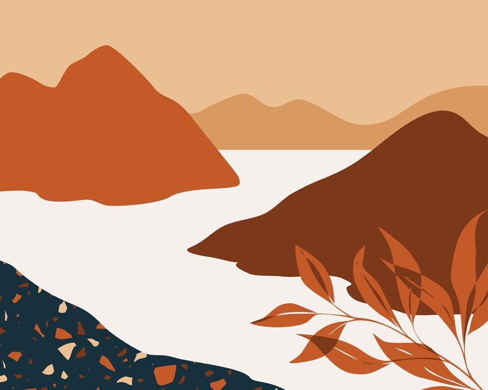 Malen nach Zahlen - Landschaft Illustration 29, mit Rahmen Malen nach Zahlen - Landschaft Illustration 29, mit Rahmen von DIY - Malen nach Zahlen