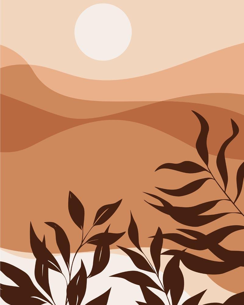 Malen nach Zahlen - Landschaft Illustration 3, mit Rahmen Malen nach Zahlen - Landschaft Illustration 3, mit Rahmen von DIY - Malen nach Zahlen