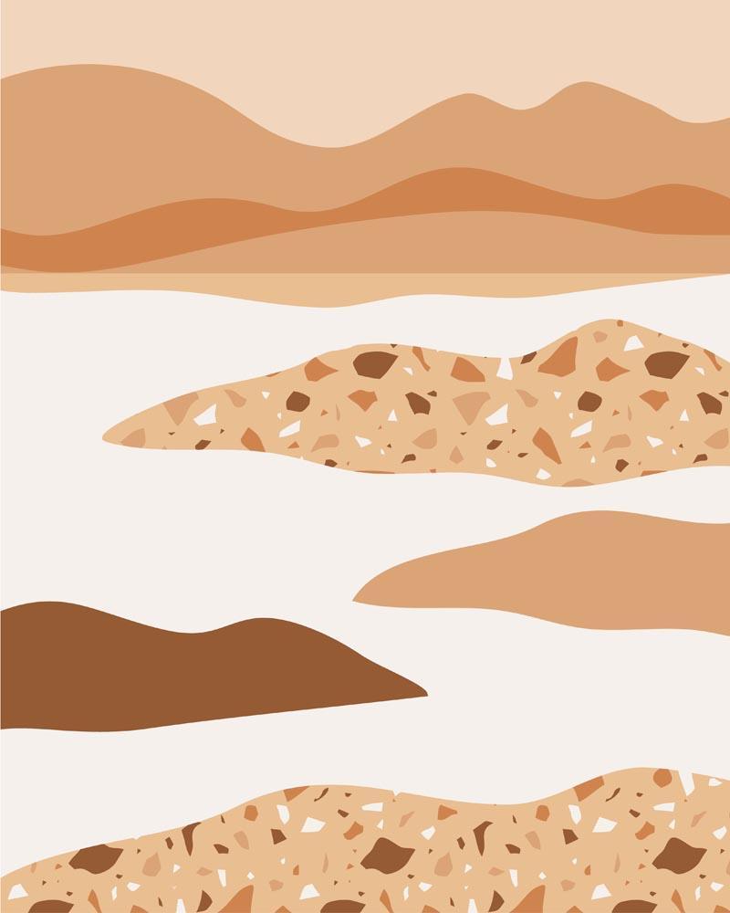 Malen nach Zahlen - Landschaft Illustration 7, mit Rahmen Malen nach Zahlen - Landschaft Illustration 7, mit Rahmen von DIY - Malen nach Zahlen
