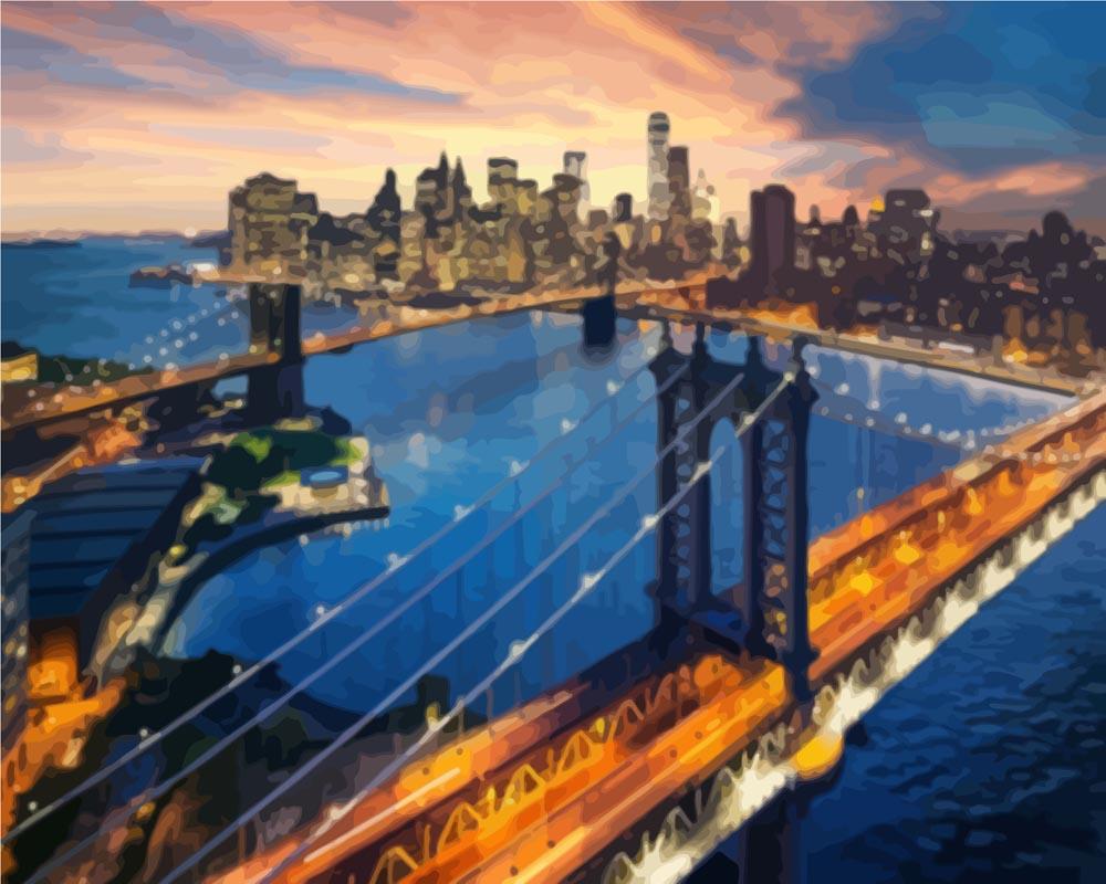 Malen nach Zahlen - New York City, mit Rahmen Malen nach Zahlen - New York City, mit Rahmen von DIY - Malen nach Zahlen