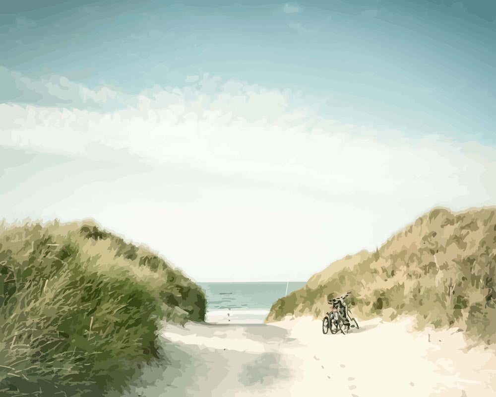 Malen nach Zahlen - Offshore an der Nordsee, mit Rahmen Malen nach Zahlen - Offshore an der Nordsee, mit Rahmen von DIY - Malen nach Zahlen