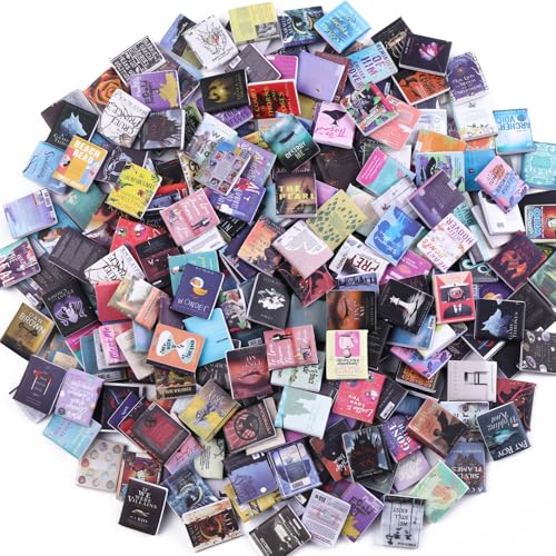 DIYDEC Mini-Bücher, Miniaturen, Puppenhaus-Bücher für Angst, Bücherregal, winzige Kunststoff-Bücher für Puppenhaus-Dekor-Zubehör, DIY, Basteln, Bibliothek, Bücherregalfüller, Mini-Spielzeug, 300 Stück DIYDEC Mini-Bücher, Miniaturen, Puppenhaus-Bücher für Angst, Bücherregal, winzige Kunststoff-Bücher für Puppenhaus-Dekor-Zubehör, DIY, Basteln, Bibliothek, Bücherregalfüller, Mini-Spielzeug, 300 Stück von DIYDEC