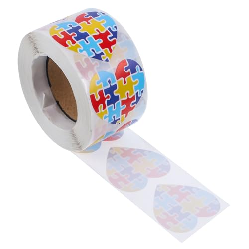 DIYEAH 1 Rolle Liebe Aufkleber Sensorisches Sensorischer Tisch Babyspielzeug Zappeln Fidget Erwachsene Matschig Zappelt Motivationsaufkleber Kraftpapier von DIYEAH