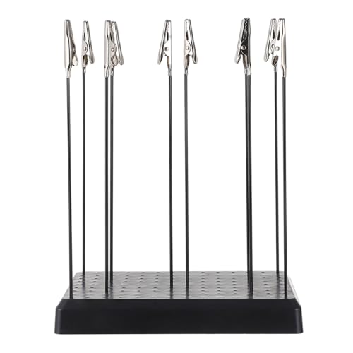 DIYEAH 1 Satz Färbetabelle Luft Charme Verkaufsstand Balsam Palette Farbclip Halterung Modellbau Farbclip Set Modellbau Farbstation Modellfarbenklammern Clips für Modellmalerei Plastik von DIYEAH