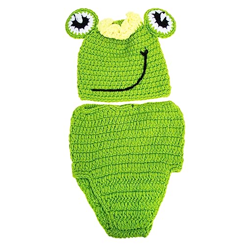 DIYEAH 1 Satz Kleines Frosch Outfit für Neugeborene Handgefertigtes Babyfotografie Kostüm Fotorequisiten für Unvergessliche Erinnerungen bei Shower Festen für Fotoshootings Besondere DIYEAH 1 Satz Kleines Frosch Outfit für Neugeborene Handgefertigtes Babyfotografie Kostüm Fotorequisiten für Unvergessliche Erinnerungen bei Shower Festen für Fotoshootings Besondere von DIYEAH