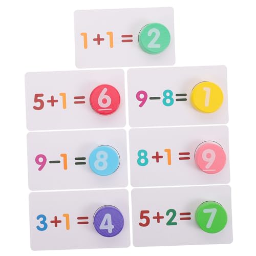 DIYEAH 1 Satz Mathe-Lernmaterial Lernspielzeug für Mathematik Mathe Lernspielzeug für Mathe für Vorschulkinder Mathe-Lernspielzeug Mathe-Lernhilfen Papier von DIYEAH