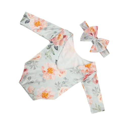 DIYEAH 1 Satz Newborn Romper Set für Fotoshootings Teiliges Outfit mit Kopfband für Neugeborene für Babyfotos Besondere Anlässe DIYEAH 1 Satz Newborn Romper Set für Fotoshootings Teiliges Outfit mit Kopfband für Neugeborene für Babyfotos Besondere Anlässe von DIYEAH