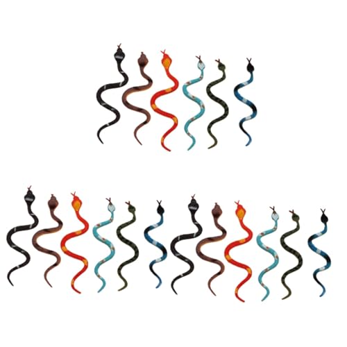 DIYEAH 1 Satz Realistische Schlangenmodelle Plastikschlange Schlangen Kunststoffschlange Simulation Realistische Tierfiguren Simulation Von Tierfiguren PVC 6 Stück von DIYEAH