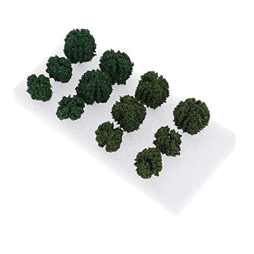 DIYEAH Miniatur-Baum-Set – Künstliches Strauch-Set – Kunstpflanzen Für Den Außenbereich Für Landschafts- Und Modellbahnlandschaften von DIYEAH