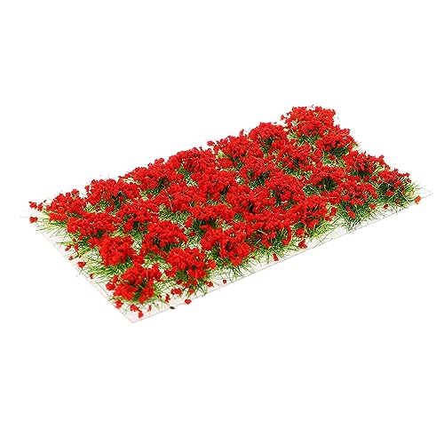 DIYEAH 1 Schachtel DIY Miniatur Grascluster mit Roten Blumen Kunstpflanzen für Sandkastenmodelle Mikrolandschaftsdekoration Realistische Details für Dioramen und Fotorequisiten DIYEAH 1 Schachtel DIY Miniatur Grascluster mit Roten Blumen Kunstpflanzen für Sandkastenmodelle Mikrolandschaftsdekoration Realistische Details für Dioramen und Fotorequisiten von DIYEAH