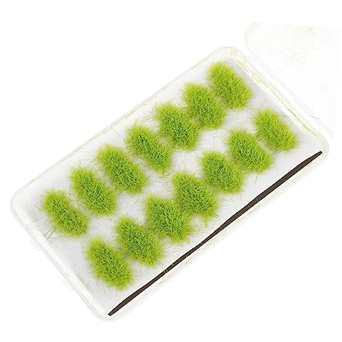 DIYEAH Künstliches Gras Miniaturgras Büschelgras Tischplatte Synthetischer Sandtisch Basteln Miniatur-vegetationsgruppe Zug Modellbäume von DIYEAH
