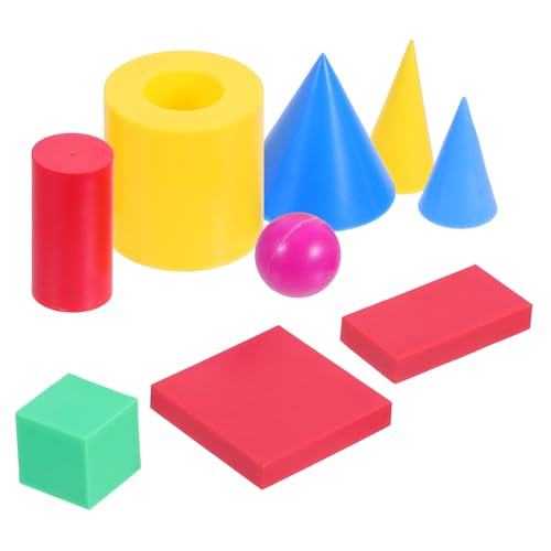DIYEAH 1 Set Geometrie-lernwerkzeuge Für Kinder, Geometrie-festkörper, Rechteckiger Würfel, Zylinder, Kugel Für Logisches Denken, Räumliche Fähigkeiten, Kinder-klassenzimmer, DIYEAH 1 Set Geometrie-lernwerkzeuge Für Kinder, Geometrie-festkörper, Rechteckiger Würfel, Zylinder, Kugel Für Logisches Denken, Räumliche Fähigkeiten, Kinder-klassenzimmer, von DIYEAH