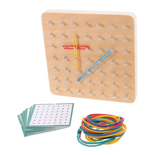 DIYEAH 1 Set Grafik Nagelbrett Geoboard Geometrie Lernwerkzeug Mathematik Lernwerkzeuge Geoboard Geoboard Pegboard Nagelplatte Kinderspielzeug Holz Weiß DIYEAH 1 Set Grafik Nagelbrett Geoboard Geometrie Lernwerkzeug Mathematik Lernwerkzeuge Geoboard Geoboard Pegboard Nagelplatte Kinderspielzeug Holz Weiß von DIYEAH