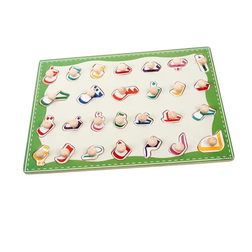 DIYEAH 1 Set Vorschulisches Matching Kinderspielzeug Kinderpuzzles Für Kleinkinder Kleinkindpuzzles Kinderpuzzlespielzeug Intelligentes Puzzlespielzeug Lernspielzeug Alphabet von DIYEAH