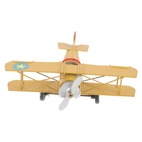 DIYEAH 1 Stück Retro Flugzeugmodell Kreative Deko für Schreibtisch und Zuhause Miniatur Zweisitzer als für und Familie Langlebig und Sicher der Anwendung DIYEAH 1 Stück Retro Flugzeugmodell Kreative Deko für Schreibtisch und Zuhause Miniatur Zweisitzer als für und Familie Langlebig und Sicher der Anwendung von DIYEAH