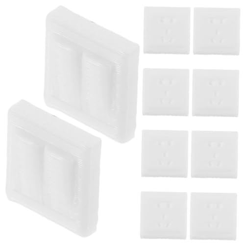 DIYEAH 10 Sätze Teiliges Mini Dollhouse Kit mit Realistischen Schaltern und Steckdosen Stabiles Miniatur-Bausatz für DIY Puppenhaus-dekor Platzsparend und Langlebig für von DIYEAH