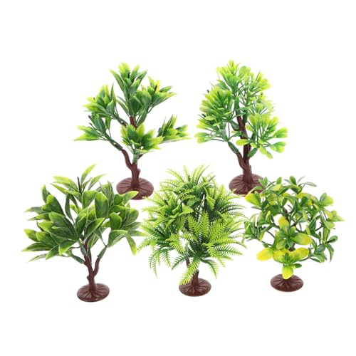 DIYEAH 10 Stück Kunstbaumschmuck Kleine Formschnitt Miniaturbäume Kiefernholz Weihnachtsdekor Dekorationen Für Draußen Kunstpflanzen Grünpflanzen Terrarium Set Miniaturbäume Zum von DIYEAH