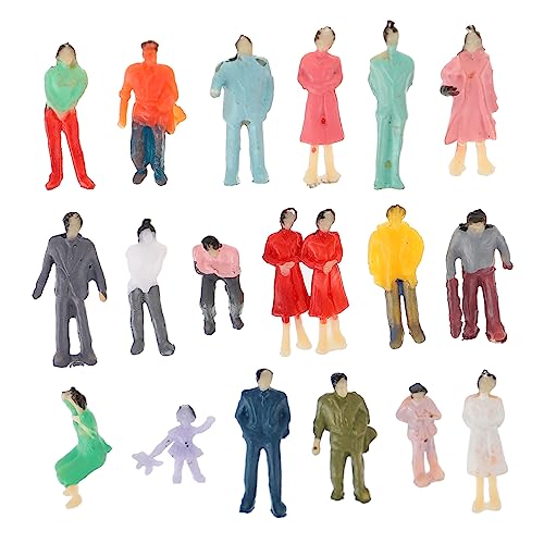 DIYEAH Hobby Miniatur-modellfiguren Menschen 100 Stück Simulation Menschliches Modell Für Gefälschte Menschen Modellschmuck Im Sandtisch Zufälliger Stil von DIYEAH