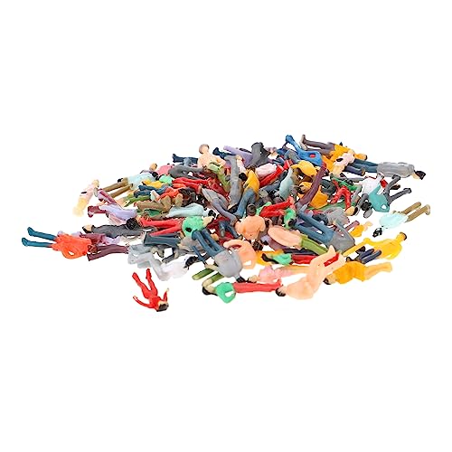 DIYEAH Realistisches Miniatur-gelände-Set – 100-teilige Menschenmodelle Aus Kunststoff Für Architektur- Und Schulprojekte von DIYEAH