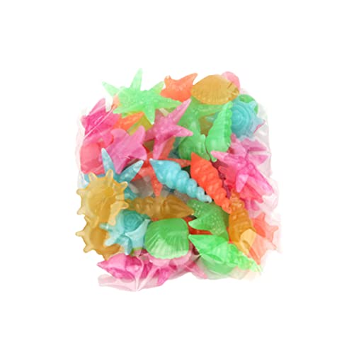 DIYEAH 100 Stück leuchtendes für Aquarien Fischtankdekoration Fischfutter Aquarium Fischbecken Luft Wasser Home Decor wohnungsdeko wohnraumdeko DIY-Verzierung Fischtankverzierung von DIYEAH