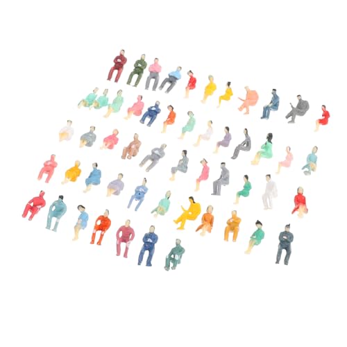 DIYEAH 100St Sandtischmodell Little-People Tiny People DIY Miniature Models Sand Table Model Miniature Human Ornaments Miniatur-Zubehör menschliche Miniaturfiguren Plastik von DIYEAH