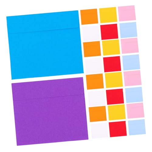 DIYEAH 100st Leerer Umschlag Schreibpapierhalter Tragbare Umschläge Ersatzordner Einladungsumschläge Halter Für Papierumschläge Multifunktionsumschläge Briefhalter Doppeltes Offsetpapier von DIYEAH